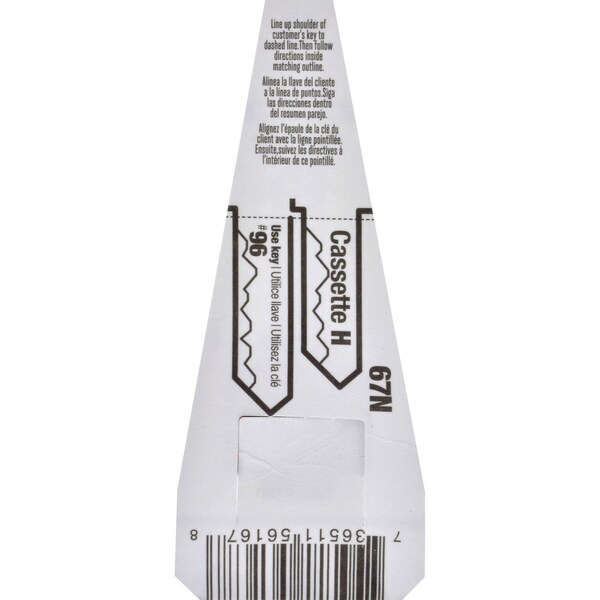 Hillman HILLMAN KeyKrafter Variety Pack House/Office Universal Key Blank 67 WR3/ WR5/ FA1 Single - 88902