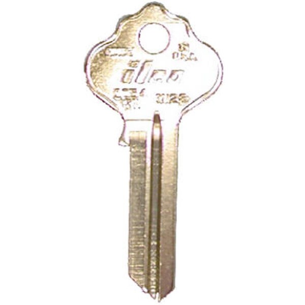 Dormakaba IN28-1054FN 1 x 0.1 in. Ilco Key Blank For Ilco Lockset, 10PK - 182576
