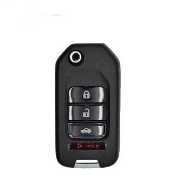 Oem Honda Style / 4-Button Universal Remote Key for VVDI Key Tool (Wired) - XHS-XKHO01EN