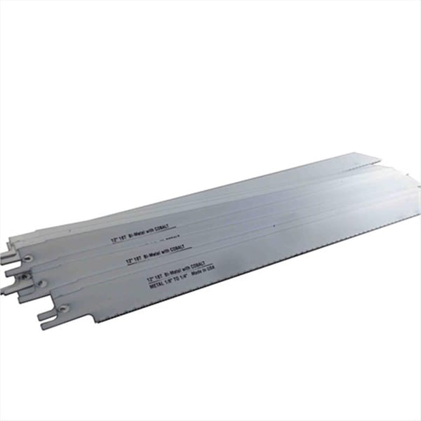 Disston Blu-Mol 12 In. 18 Tpi Metal Cutting Bi-Metal Reciprocating Saw Blade, 10PK - 6474