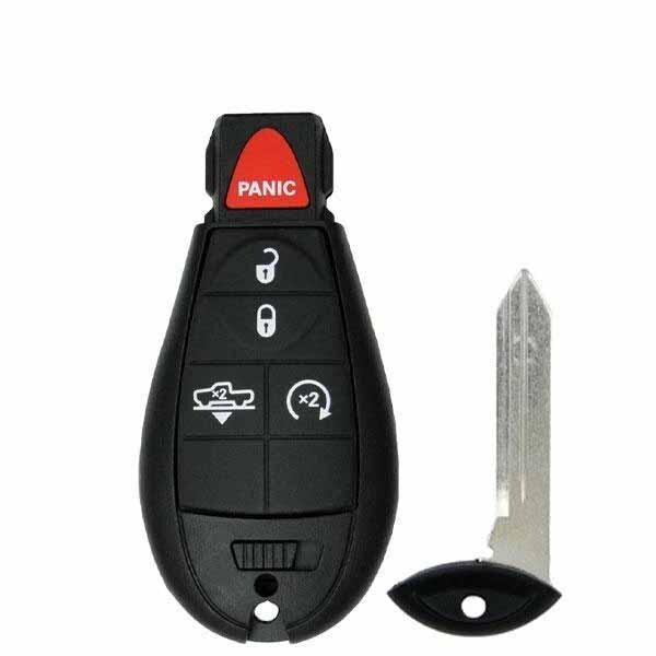 Keyless Factory KeylessFactory: 5 BUTTON FOBIK FOR RAM GQ4-53T - RK-FBK-RAM-5