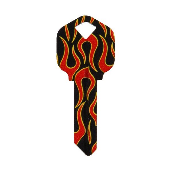 Hillman HILLMAN Wackey Flames House/Office Universal Key Blank KW1 Single - 89047