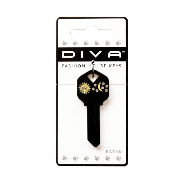 Hillman HILLMAN DIVA Sun & Moon House/Office Universal Key Blank KW1 Single - 87040