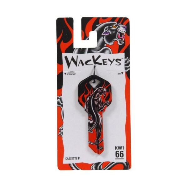 Hillman HILLMAN Wackey Black Panther & Flames House/Office Universal Key Blank KW1 Single - 89033