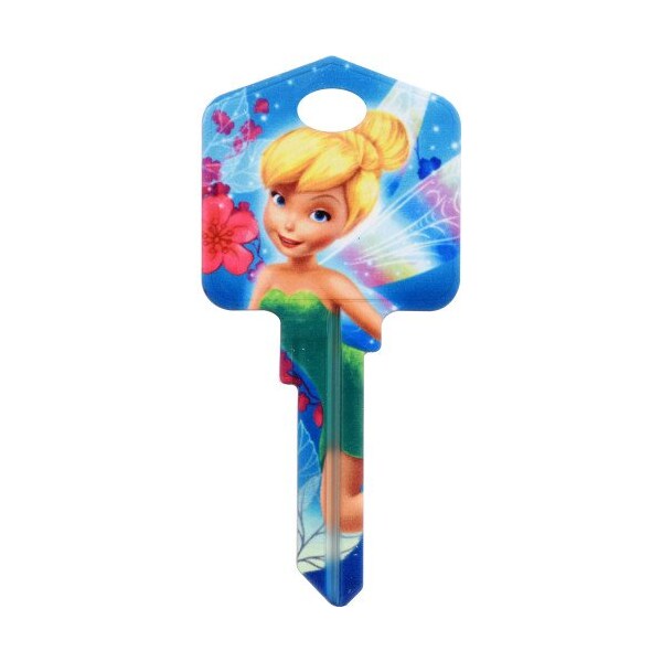 Hillman HILLMAN Disney Fairy House Key Blank 66/97 KW1/KW10 Single For Kwikset and Titan Locks - 87634