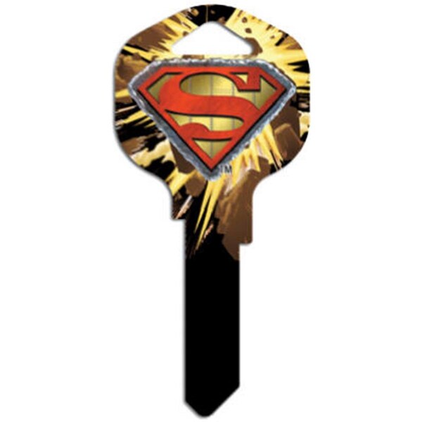 Hy-Ko 15005KW1-SM1 KW1 2-Sided Superman Keyblank - 672087