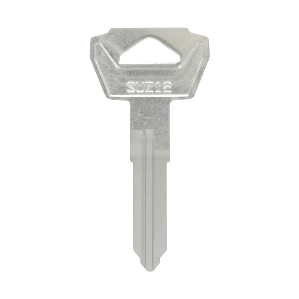 Hillman HILLMAN Traditional Key Motorcycle Key Blank SU-12 Double For Suzuki - 84558
