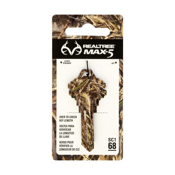 Hillman HILLMAN RealTree Brown House/Office Universal Key Blank SC1 Single - 713159