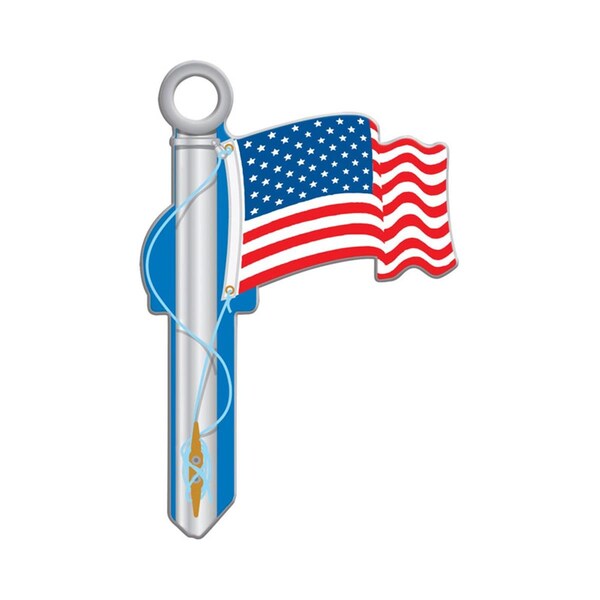 Gourmetgalley American Flag House Key - GO3304619