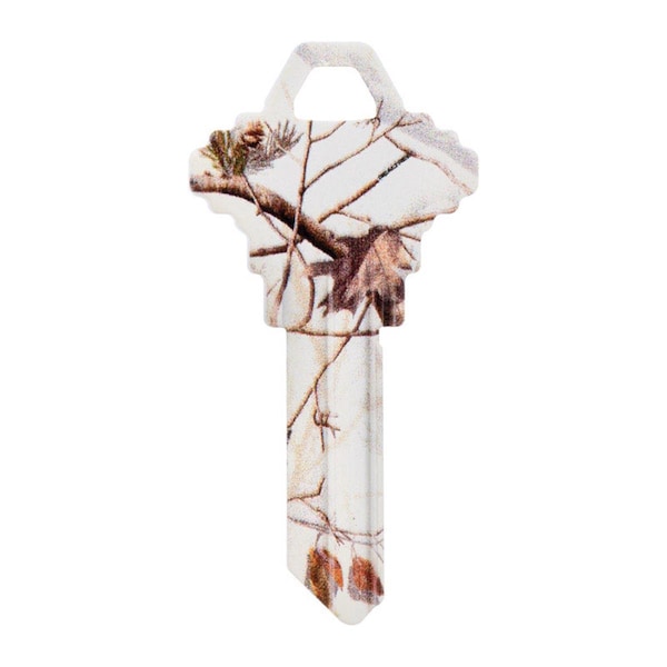 Hillman RealTree Snow House & Office Universal Key Blank for Single Sided - Case of 6 - 5933783