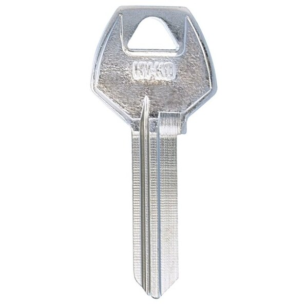 Hy-Ko Key Blank, Brass, Nickel-Plated, For: Corbin/Russwin CO108 Locks - 11010CO108