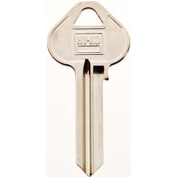 Hy-Ko Key Blank, Brass, Nickel, For: Russwin and Corbin Cabinet, House Locks and Padlocks - 11010RU16