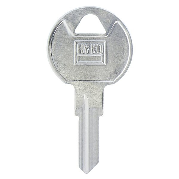 Hy-Ko Key Blank, Brass, Nickel-Plated, For: Trimark TM9 Locks - 11010TM9