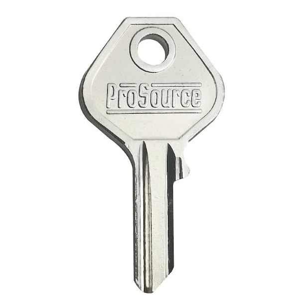 Prosource Key Blank, Brass, Nickel, For: 238-6704 20 mm Brass Padlocks - KB20-B