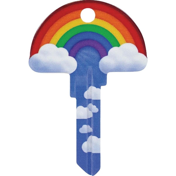 Lucky Line Rainbow Key Shapes Decorative House Key - SC1 - B148S