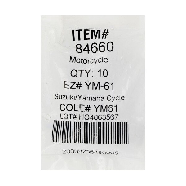 Hillman HILLMAN Traditional Key Motorcycle Key Blank YM-61 (YM-50) Double For Yamaha - 84660