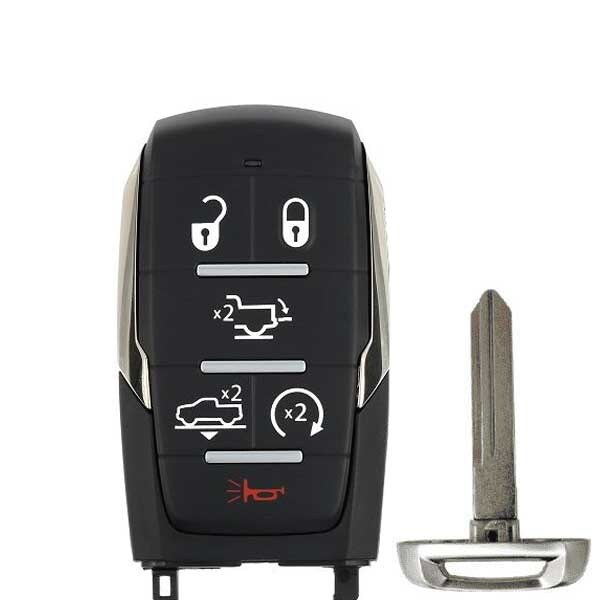 Keyless Factory KeylessFactory: 2019-2020 Dodge Ram 1500 Pickup / 6-Button Smart Key / OHT-4882056 - RSK-DDG-1506
