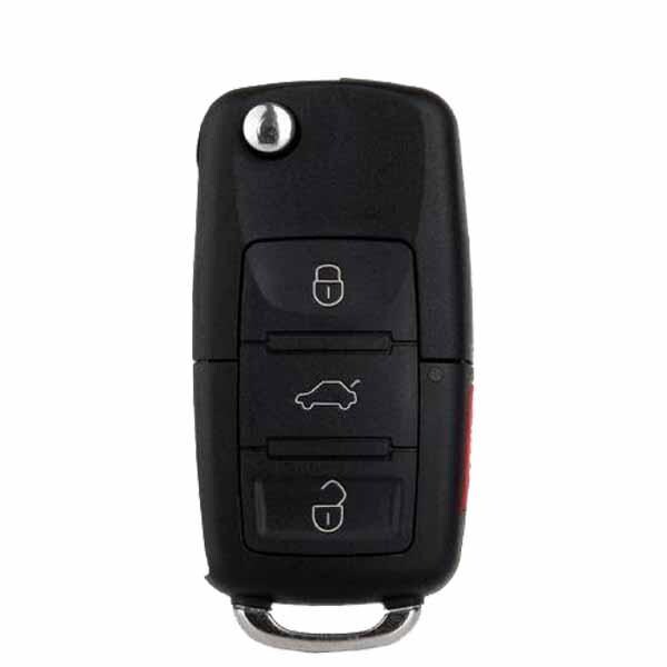 Keyless Factory KeylessFactory:Remote Flip Keys:H74 FLIP KEY Ford/Lincoln/Mercury/Mazda 4-Btn Remote -H74 CHIP - RFK-FD-H74