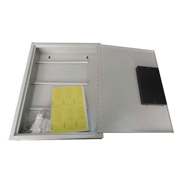 Zoro Select Key Cabinet, Steel, Beige, 60 Key Capacity - 52AT99