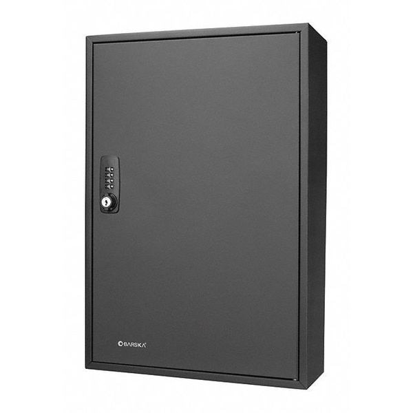 Barska Key Cabinet, Steel, Black, 200 Key Capacity - CB13266
