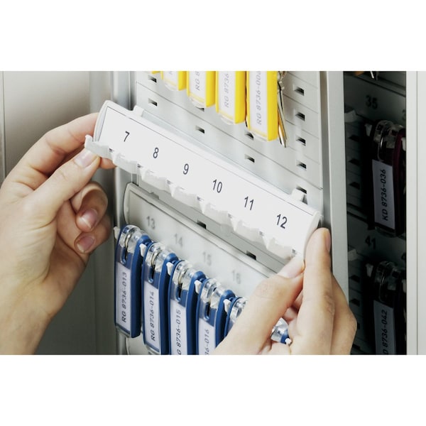 Durable Office Products Key Board, Holds 24 Key Tags, 8-13/32"x1-1/4"x14-1/4 - DBL195610