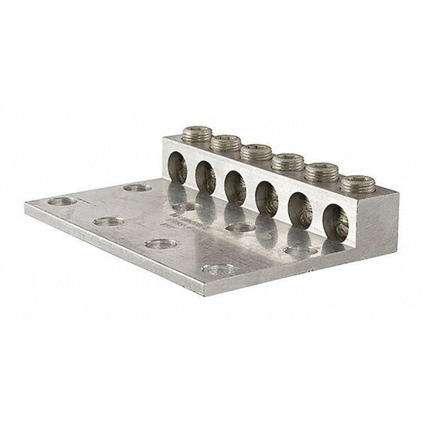Nsi Industries Trans Lug (6) 600-2 Awg 8 Mtg Holes - 6-600L8