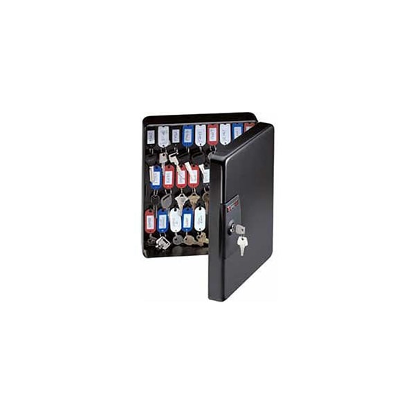 Sentry Safe SentrySafe 50 Key Capacity KB-50 Key Box, Key Lock, 0.24 Cu. Ft. Capacity, Black - KB50
