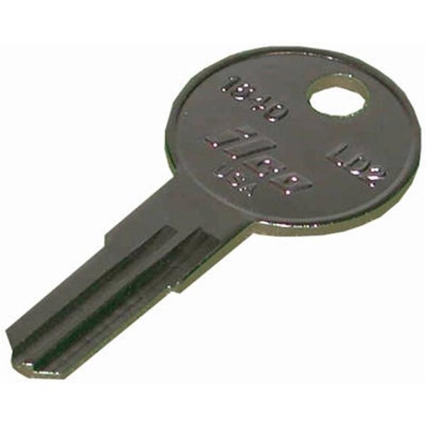 Dormakaba Kaba 1640 Nickel Plated Brass LD2 Larson Doors Key Blank; Pack Of 10 - 790603