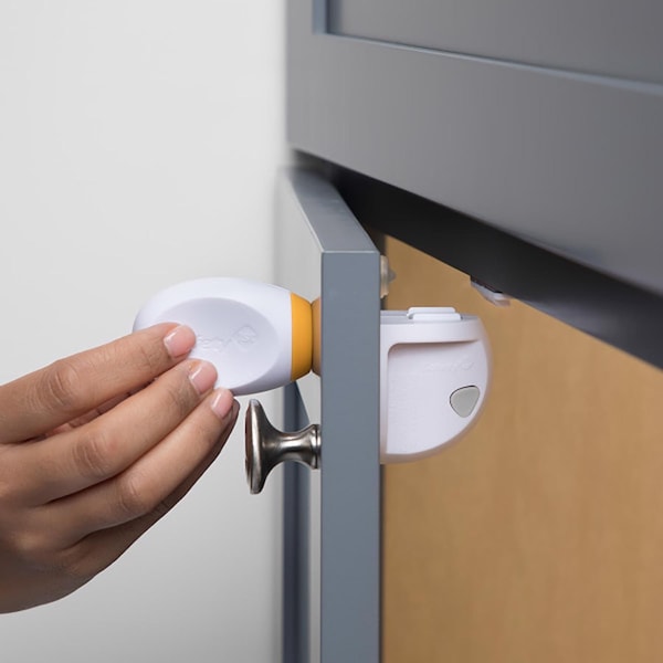 Safety 1St Safety 1st White Metal Magnetic Cabinet Locks 1 pk - HS291