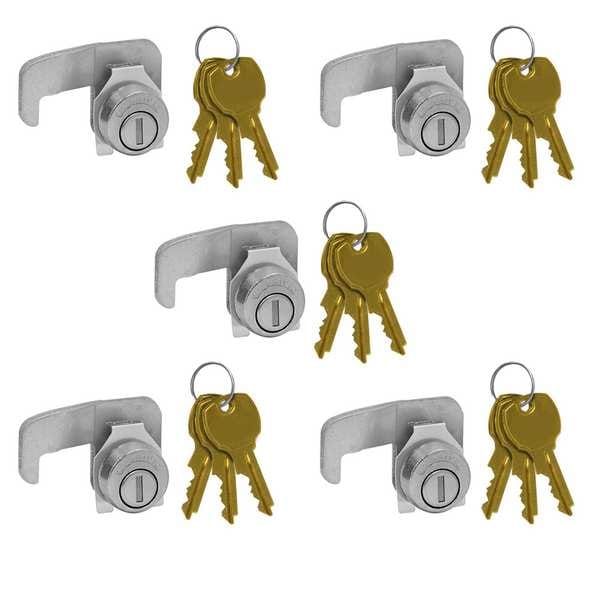 Salsbury Industries Mailbox Lock, with (3) Keys and (5) Cams - 3390-5