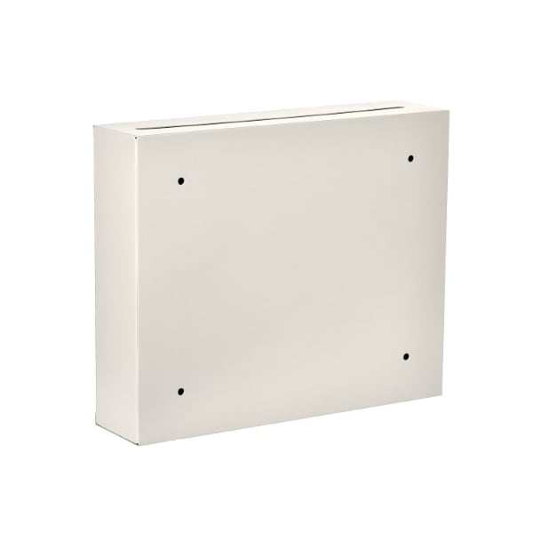 Adiroffice Wall Mountable Large Steel  Drop Box, PK2 - ADI631-03-WHI-2PK