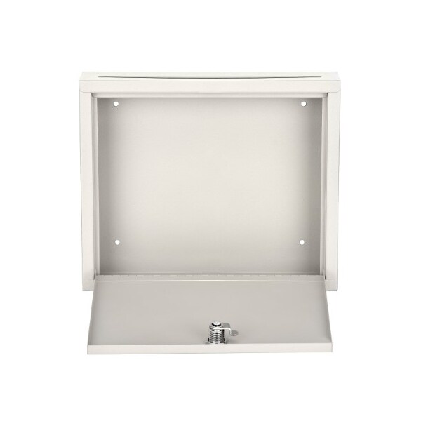 Adiroffice Wall Mountable Large Steel  Drop Box, PK2 - ADI631-03-WHI-2PK