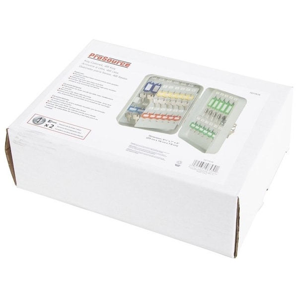 Prosource Key Box, Keyed Lock, Steel, Light Gray, 7 in W, 9.875 in H, 3 in D - TS0070-3L
