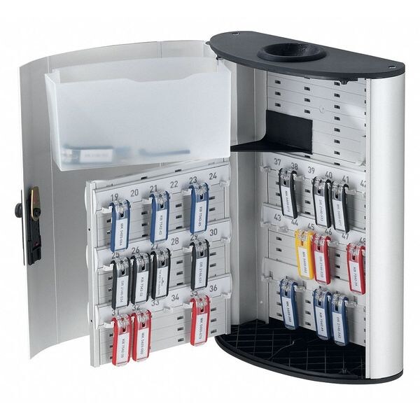 Durable Office Products Key Box, 15-3/4" H, 54 Units Capacity - 196823