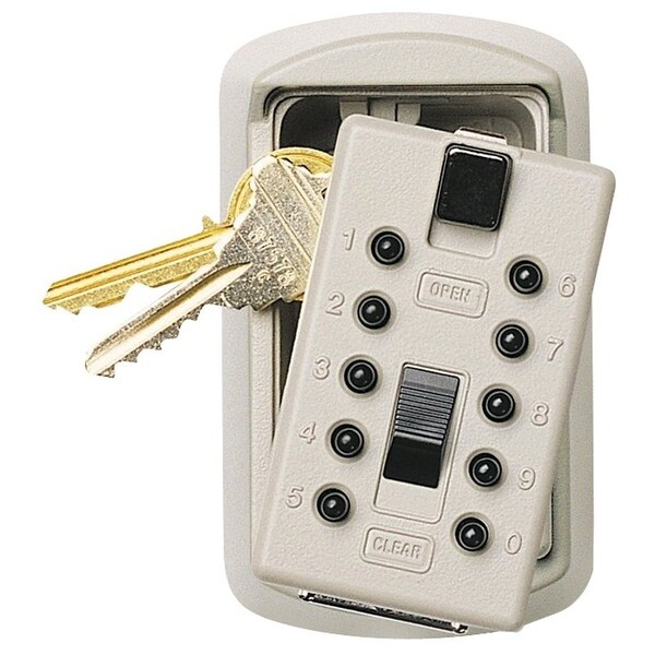 Kidde 00 Key Safe, Combination Lock, Steel, Assorted, 214 in W x 134 in D x 334 in H Dimensions - 1004