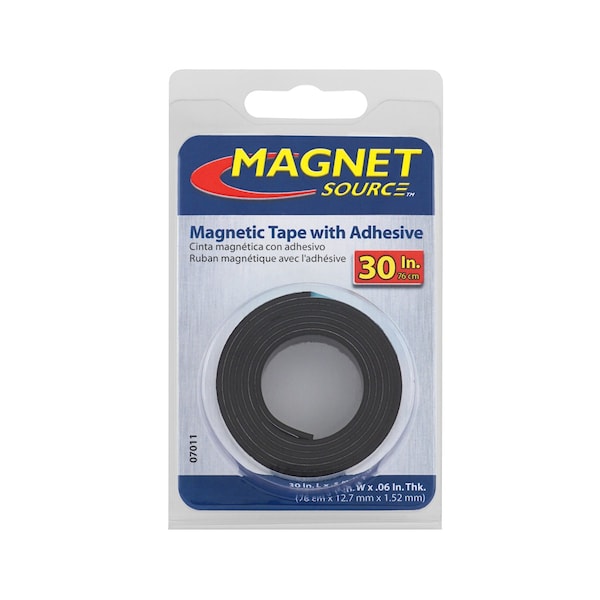 Master Magnetics Magnet Source 30 in. L X .5 in. W Black Strip Magnetic Tape 1 pc - 07011