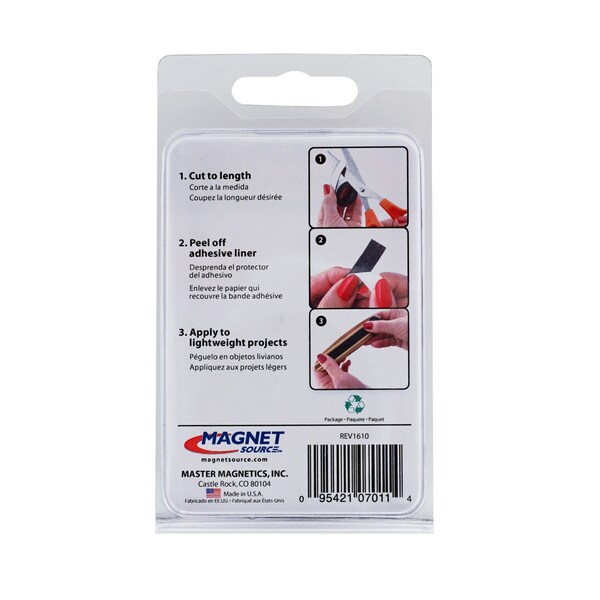Master Magnetics Magnet Source 30 in. L X .5 in. W Black Strip Magnetic Tape 1 pc - 07011
