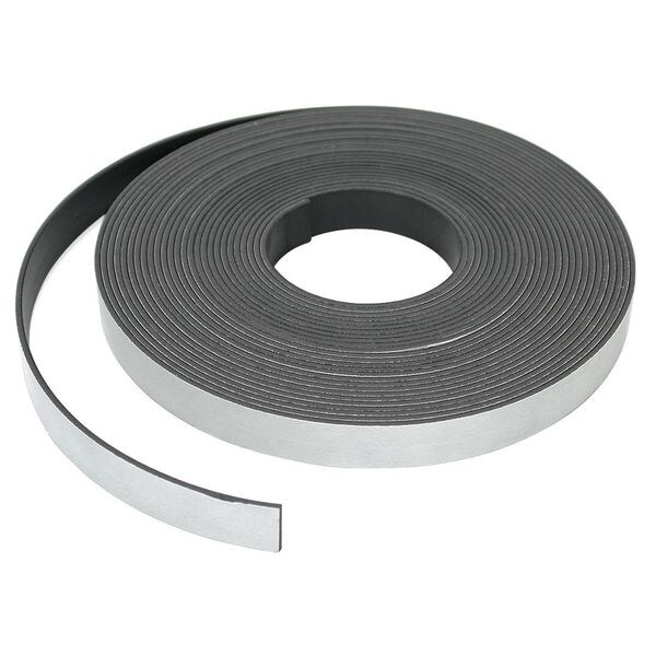 Master Magnetics Mag. Strip, 25 ft. L, 1/2 In W, PK6 - 07013