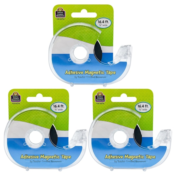 Teacher Created Resources Adhesive Magnetic Tape, 3PK - TCR20716