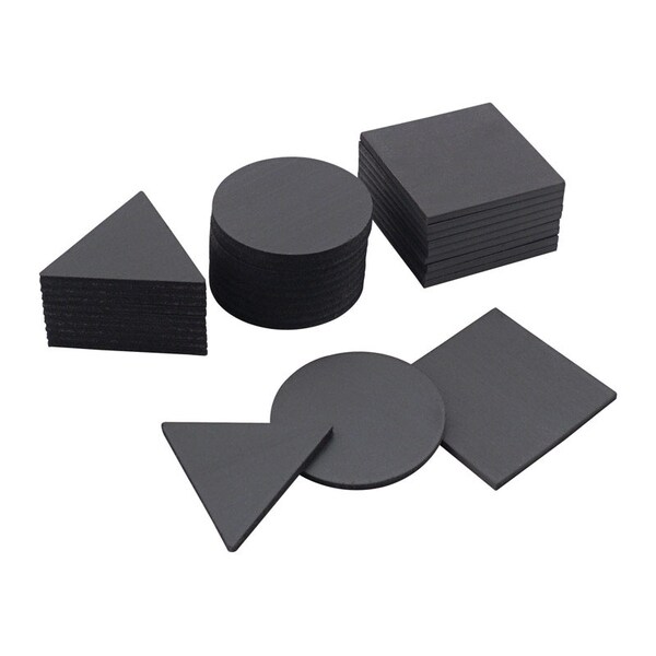 Master Magnetics Magnet Source .08 in. L X 1.25 in. W Black Flexible Magnetic Shapes 30 pc - 07257