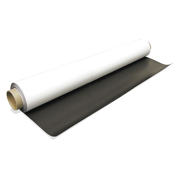 Zoro Select Magnetic Sheet, 25 ft. Lx40"W, 0.03" Thick - ZGN3040GW25