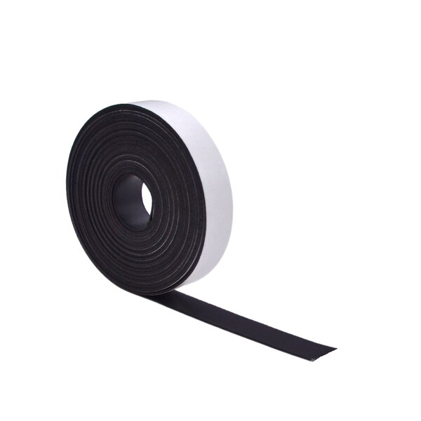 Wod Tape MTIO03 Flexible Strong Self Adhesive Magnetic Tape UV Resistant: 1/2 in. x 200 ft - WOD MTIO03-00500-1-200-BLA
