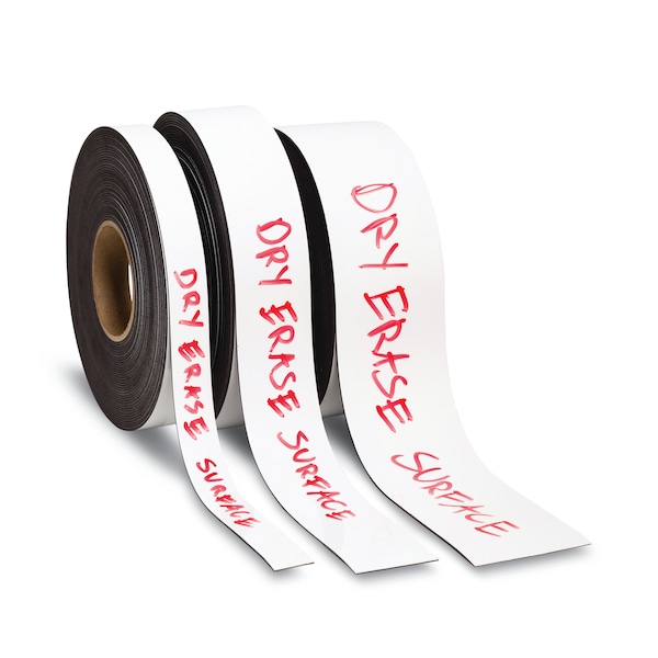 U Brands Magnetic Adhesive Tape Roll, 1" x 50 ft, Black - 5150U00-06