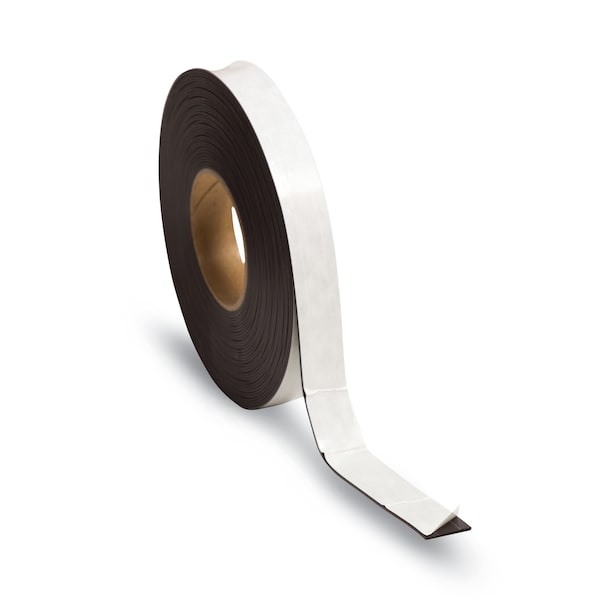 U Brands Magnetic Adhesive Tape Roll, 1" x 50 ft, Black - 5150U00-06