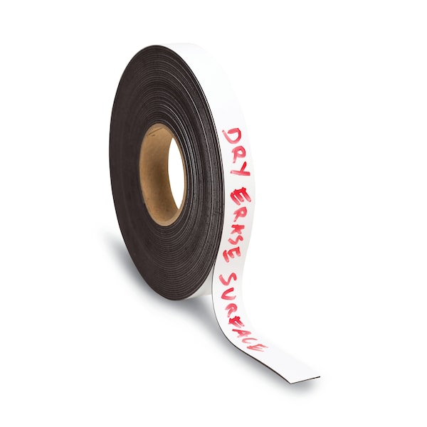 U Brands Magnetic Adhesive Tape Roll, 1" x 50 ft, Black - 5150U00-06