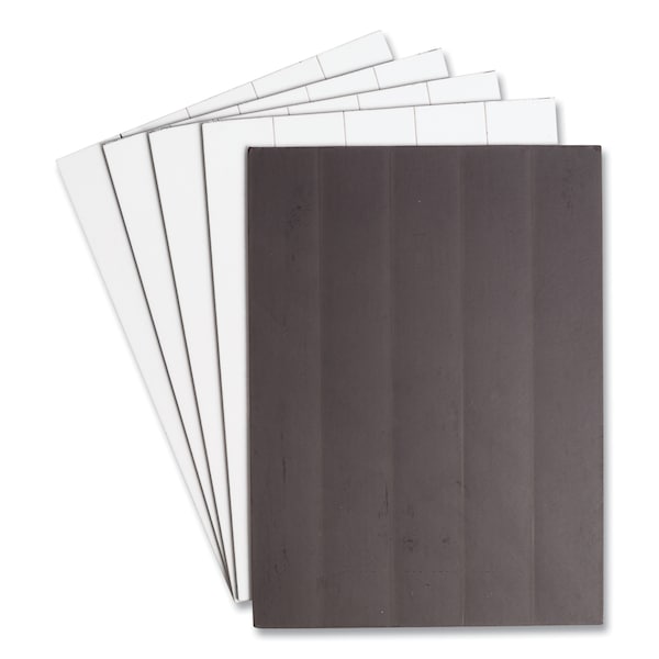 U Brands Dry Erase Magnetic Tape Strips, 6" x 0.88", White, PK25 - 5156U00-08
