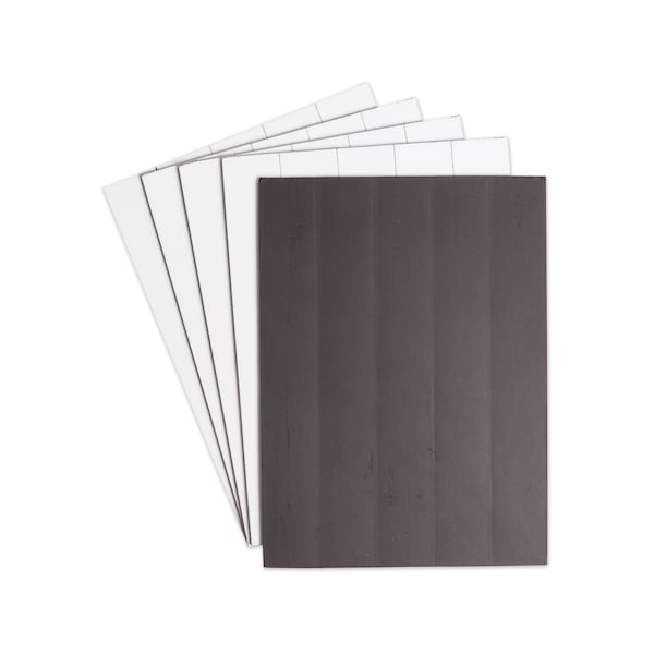 U Brands Dry Erase Magnetic Tape Strips, 6" x 0.88", White, PK25 - 5156U00-08