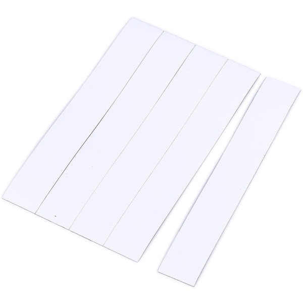 Mastervision Dry-Erase Strips, Magnetic, 7/8"x6", 25/PK, White 20PK - BVCFM2518