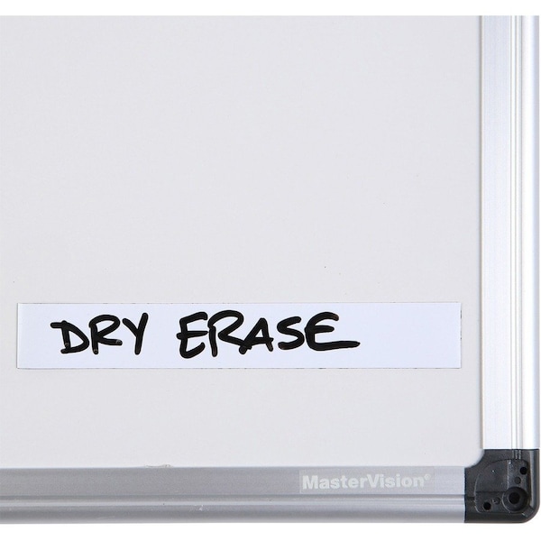 Mastervision Dry-Erase Strips, Magnetic, 7/8"x6", 25/PK, White 20PK - BVCFM2518