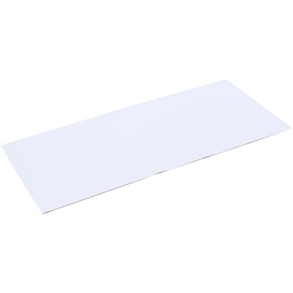 Mastervision Magnetic Dry Erase Strips, 7/8"x2", 25/PK, White 20PK - BVCFM2418